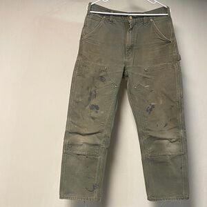 Carhartt Men's Olive Cargo Pants